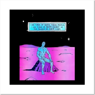 doctor manhattan Posters and Art